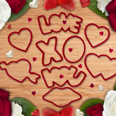 Khuôn Cắt Valentine Đơn Giản Không Chỉ Cho Bánh Quy :)
