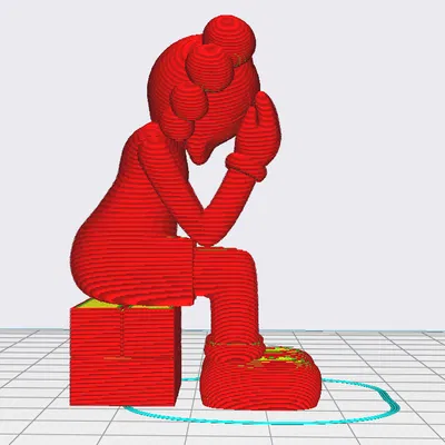 Tượng chú hề đang khóc