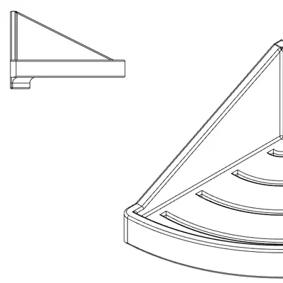 Giá Đỡ Góc Phòng Tắm