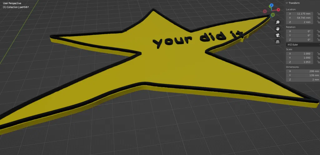 Mô hình giải thưởng meme "Your did it" - Image 2