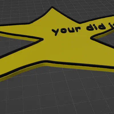 Mô hình giải thưởng meme "Your did it"