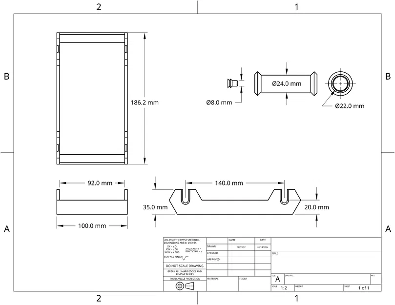 Giá đỡ cuộn dây Filament cho 1kg - Image 4
