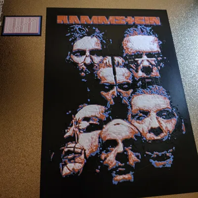 Mô Hình "Ramstein Sehnsucht" - Chế Tác Hueforge Độc Đáo