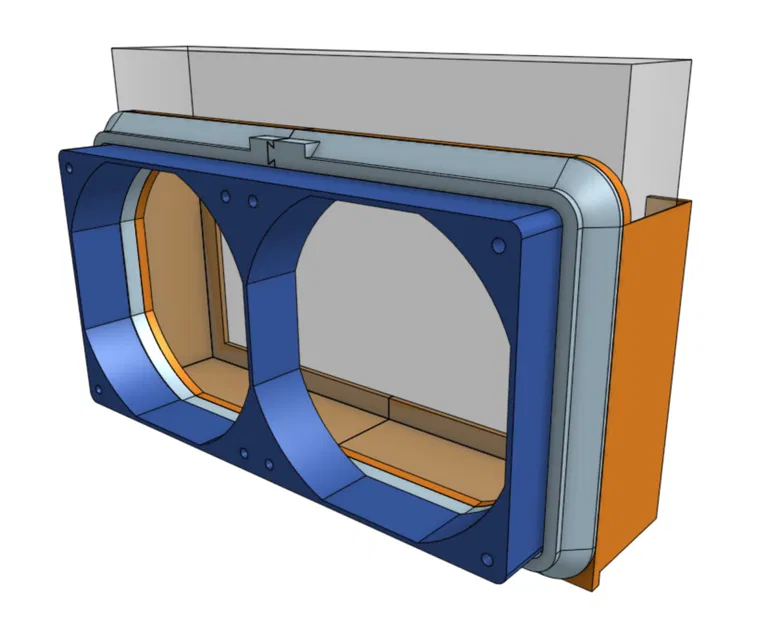 Bộ giữ quạt và lọc (cho thùng máy khóa kéo giá rẻ) - Image 1