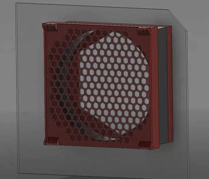 Adapter quạt 120mm và hộp lọc cho PRUSA Enclosure - Image 1