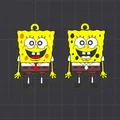 Móc khóa/mặt dây chuyền Spongebob Squarepants - nhân vật hoạt hình - Thumbnail 1