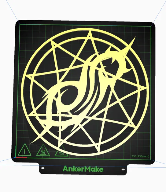 Logo Slipknot Treo Tường Siêu Ngầu - Image 2