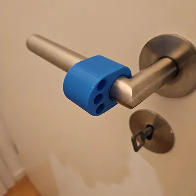 Chặn Tay Nắm Cửa - Bảo Vệ Tay Nắm Cửa Bằng TPU - Tay Nắm 19mm