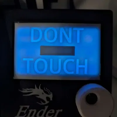 TẤM CHE MÀN HÌNH ENDER 3: KHÔNG ĐƯỢC CHẠM VÀO!