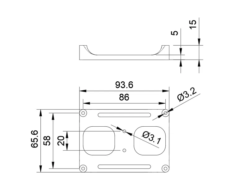 Chân đế cho Jetson Nano Developer Kit - Image 2