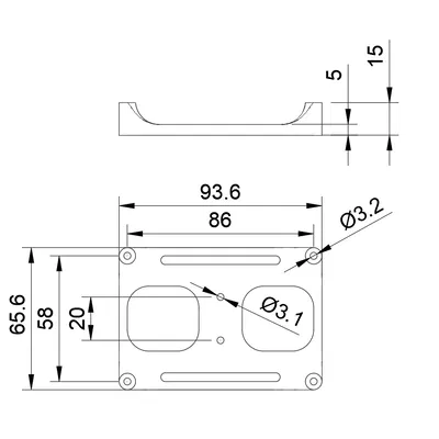 Chân đế cho Jetson Nano Developer Kit