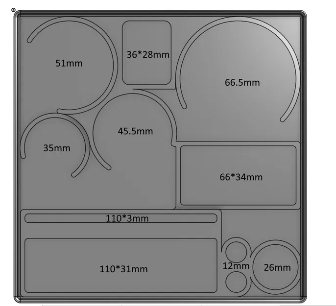 Hộp Gridfinity - Phụ kiện sơn vẽ - Image 3