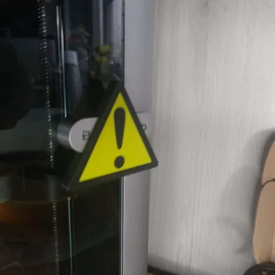 Nắp Tay Nắm Biển Báo / Cảnh Báo X1C / P1S | Đừng Làm Phiền Khi Đang In