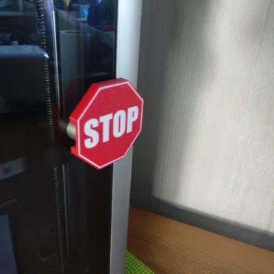 Tay Cầm X1C / P1S Có Biển Báo Dừng | Xin Đừng Làm Phiền Lúc In