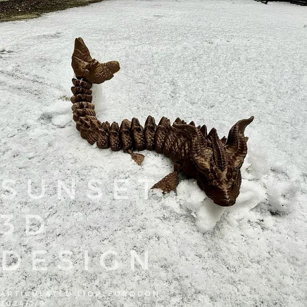 Mô hình khủng long Liopleurodon có khớp nối - Image 5