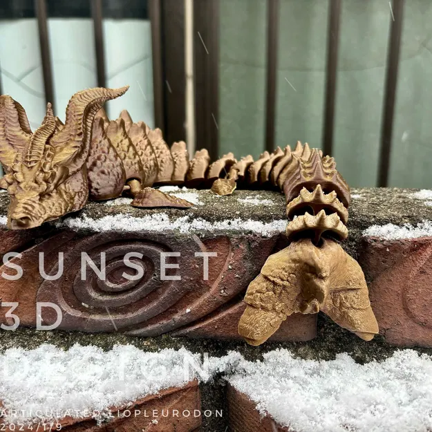 Mô hình khủng long Liopleurodon có khớp nối - Image 6