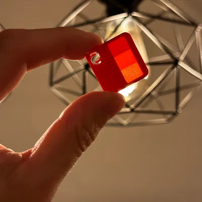 Mẫu kiểm tra độ trong suốt sợi filament (0.2, 0.4, 1.0 & 2.0 mm)