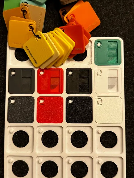 Mẫu kiểm tra độ trong suốt sợi filament (0.2, 0.4, 1.0 & 2.0 mm) - Image 4