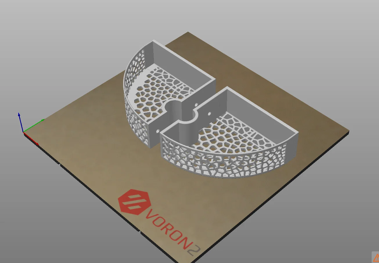 Giá Treo Tắm Voronoi XL - Khoảng Cách Gắn Tường 63mm 1