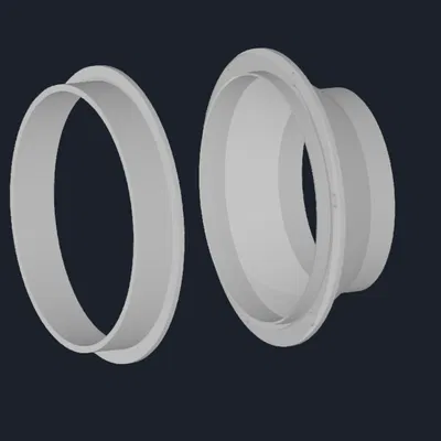 Adapter Nối Ống | 76mm sang 100mm | 3 inch sang 4 inch | Nam Châm