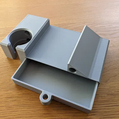 Kệ giữ khoan và hộp đựng đồ gắn tường