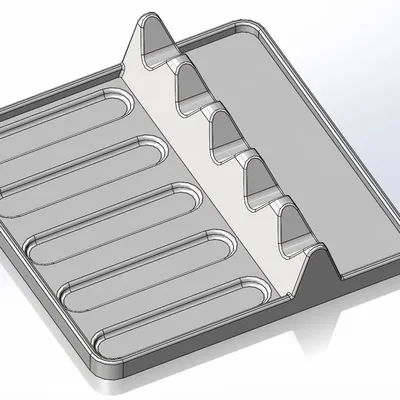 Hộp đựng dao muỗng nĩa lấy cảm hứng từ Mondrian