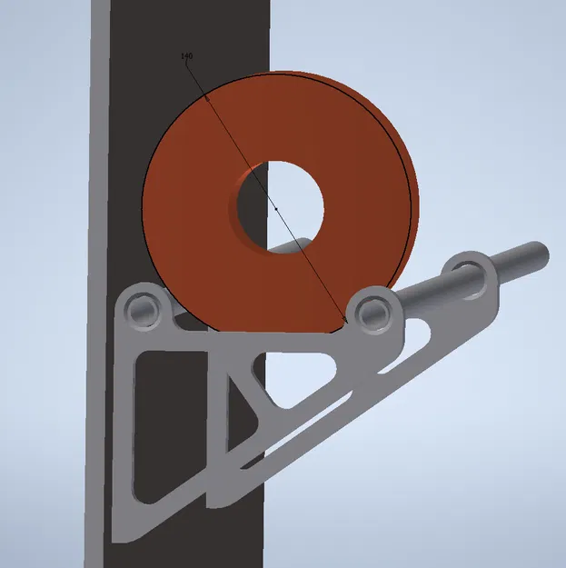 Giá Treo Tường Đựng Cuộn Filament 250g - Image 2