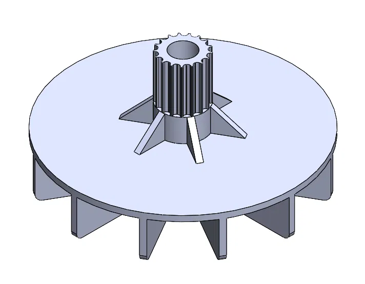 Bánh xe quạt thay thế cho máy xới cỏ - Image 3