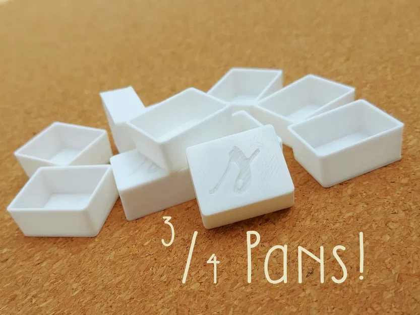 Khay Đựng Màu 3/4 Cho Bảng Màu Màu Nước & Gouache - Image 1