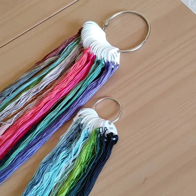 Kẹp giữ chỉ thêu hoặc chỉ may