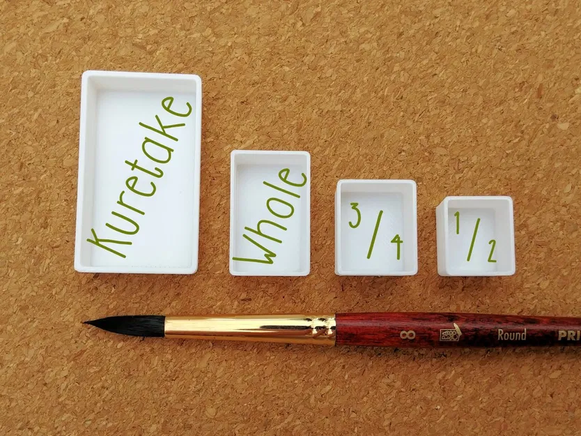 KHAY NỬA VÀ KHAY TRÒN cho Bảng màu màu nước hoặc màu gouache - Image 2