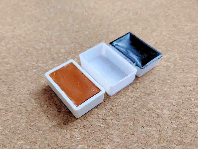 KHAY NỬA VÀ KHAY TRÒN cho Bảng màu màu nước hoặc màu gouache - Image 3