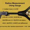 Remix Thước Đo Bán Kính - Độ Khít Cao Hơn, Độ Chính Xác 0.02-0.04mm - Thumbnail 5