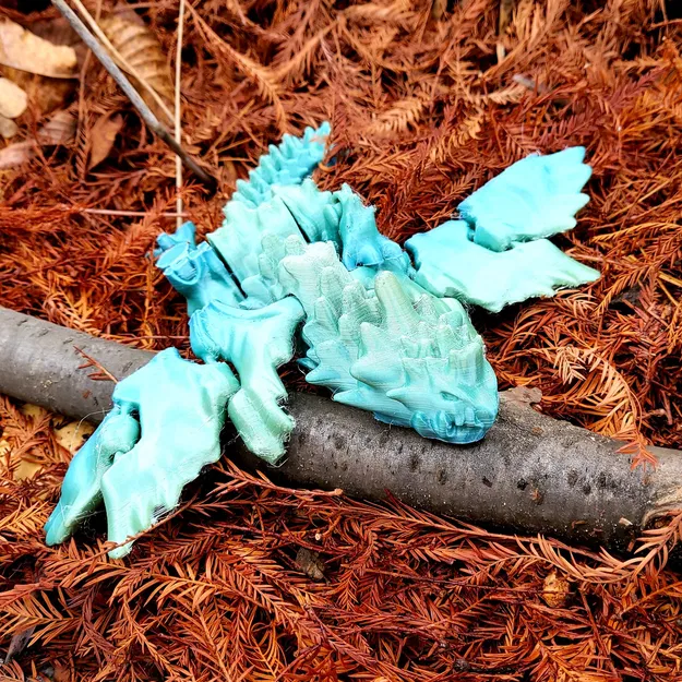 Rồng Tinh Linh Khớp Nối_Rồng Dẻo_Không Cần Support_Dễ In_In Một Lần - Image 3