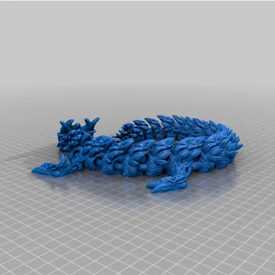 Mô hình RỒNG ĐỘC có khớp nối, mềm dẻo