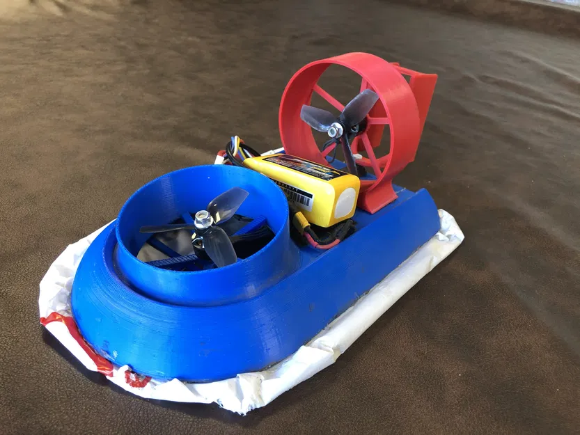 Hovercraft thể thao RC không chổi than đơn giản - Image 1
