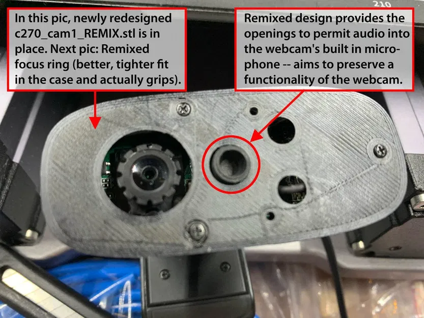 Giá đỡ webcam Logitech c270 cải tiến + tùy chọn đế Snapmaker 2.0 - Image 7