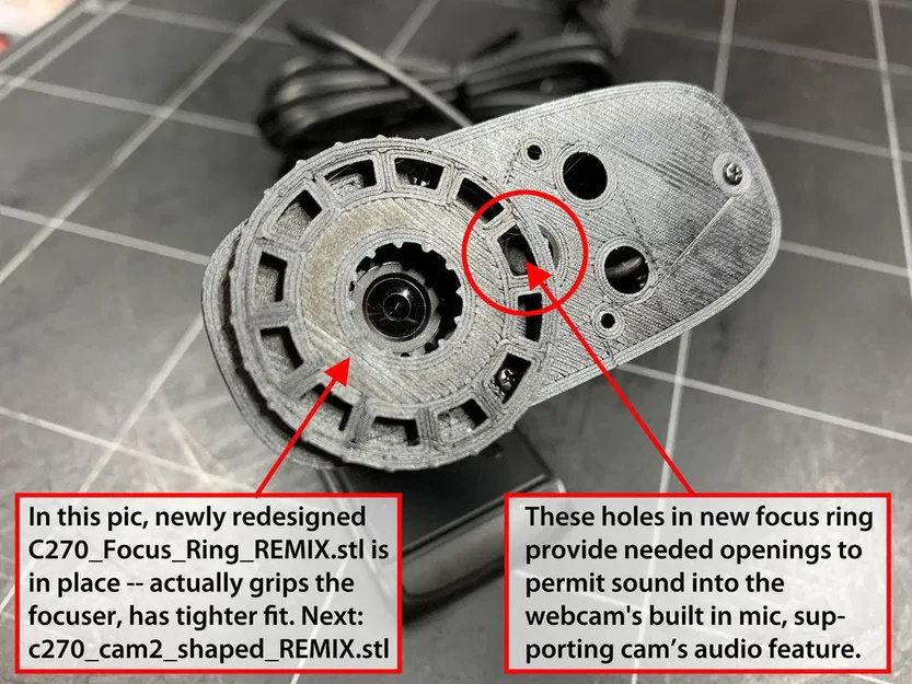 Giá đỡ webcam Logitech c270 cải tiến + tùy chọn đế Snapmaker 2.0 - Image 8