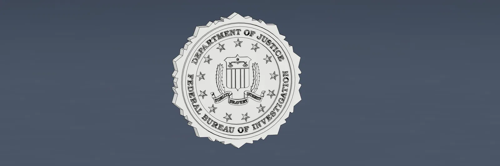 Logo FBI - In 3D - Image 1