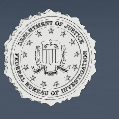Logo FBI - In 3D