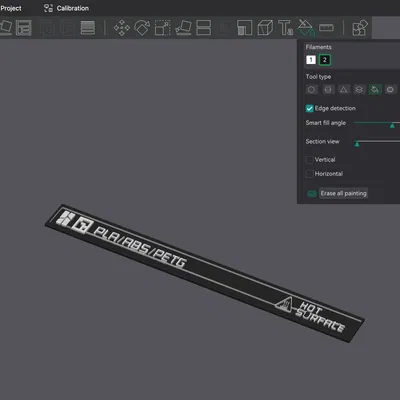 Tấm PEI Vân QR Code Cho Bambu Lab X1C, P1P