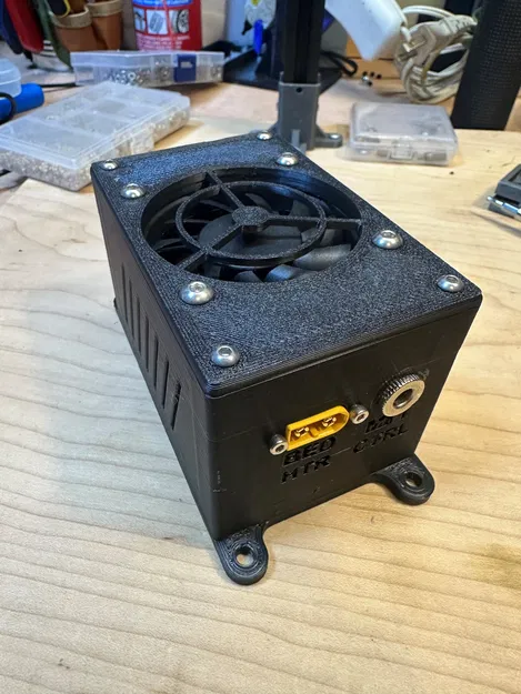 Vỏ Mosfet kèm Quạt 6010 cho Bo mạch Tản nhiệt "Bông Tuyết" HiLetGo 25A - Image 1