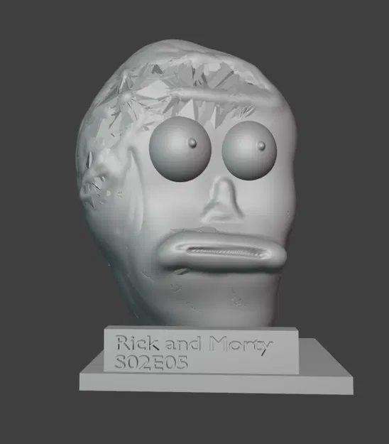 Đầu Rick and Morty Trên Trời - Image 1