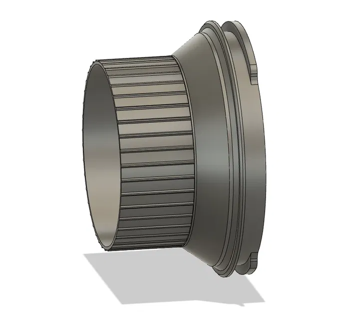 Bộ chuyển đổi ống gió 4" sang lỗ thông hơi cửa sổ 5.1" - Image 2