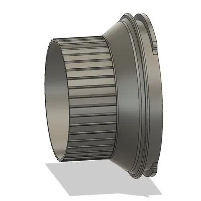 Bộ chuyển đổi ống gió 4" sang lỗ thông hơi cửa sổ 5.1"