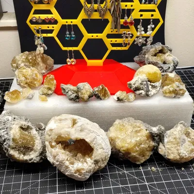 Giá Đỡ Bông Tai Hình Gấu Mật Ong!