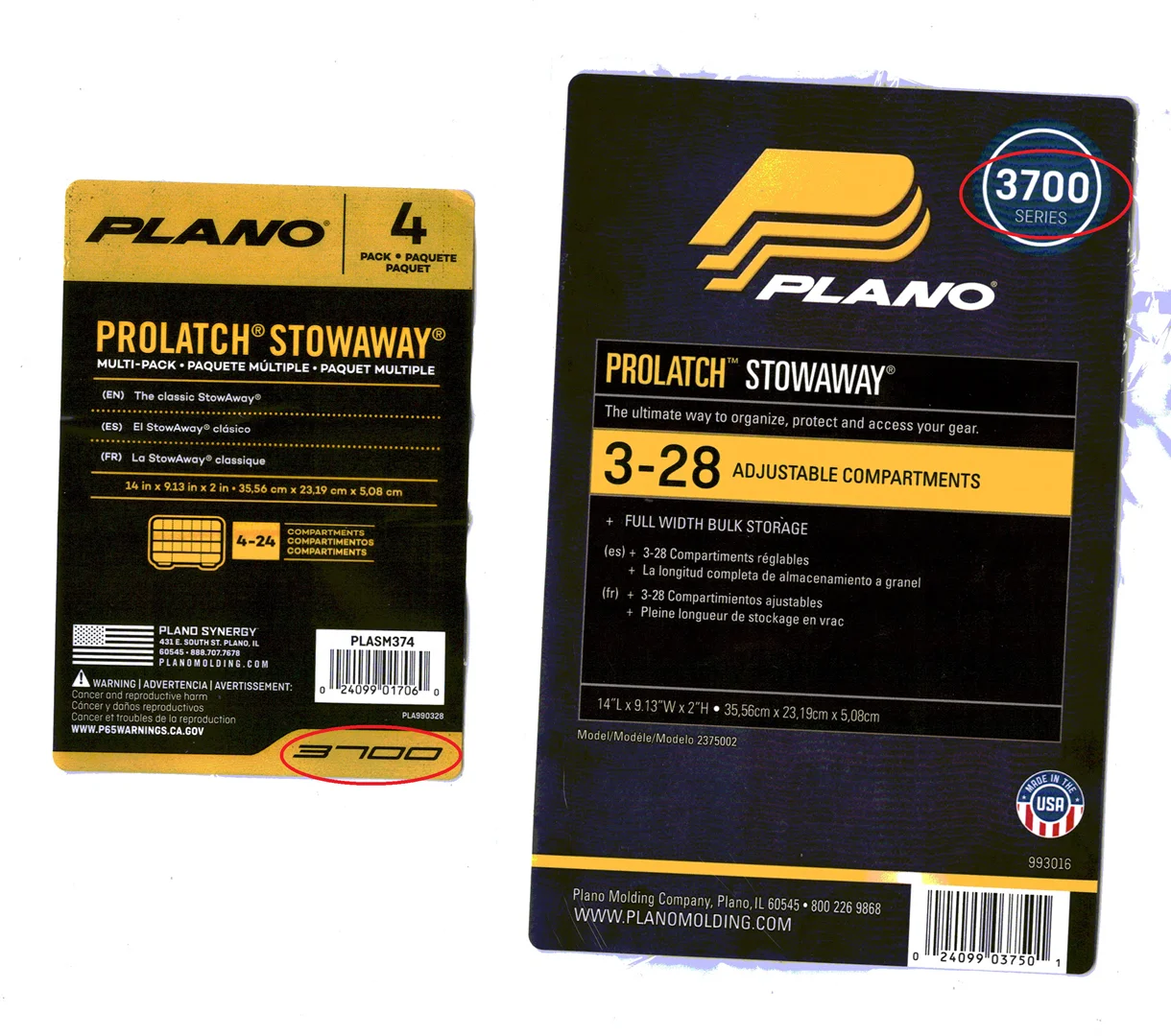 Hộp Đựng Đồ Bộ Phận Nhỏ Dòng Plano 3700 Tối Giản In Nhanh 1