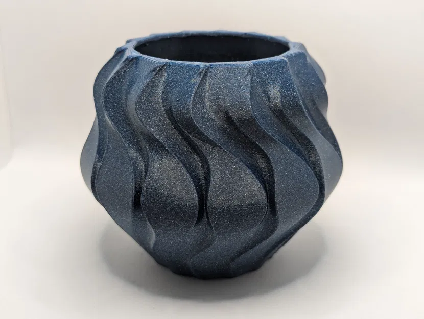 Chậu Cây Hình Dáng Uốn Lượn - Image 1