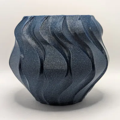 Chậu Cây Hình Dáng Uốn Lượn