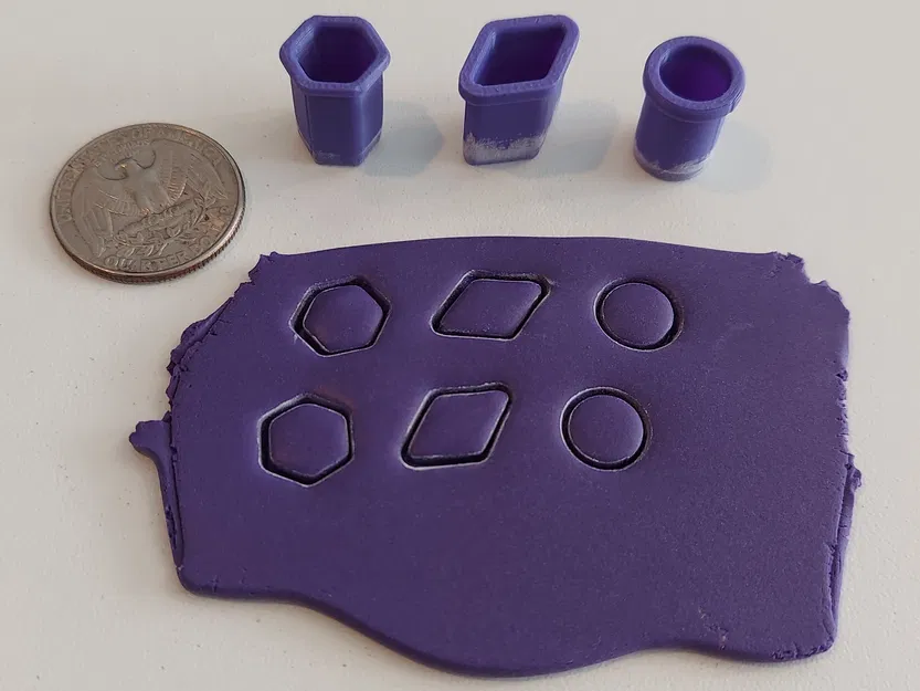 Khuôn Cắt Đất Sét Hình Học - Image 4